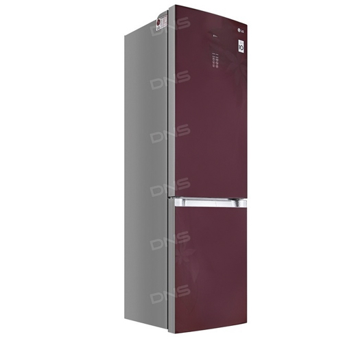 Холодильник LG GA-B489TGRF красный